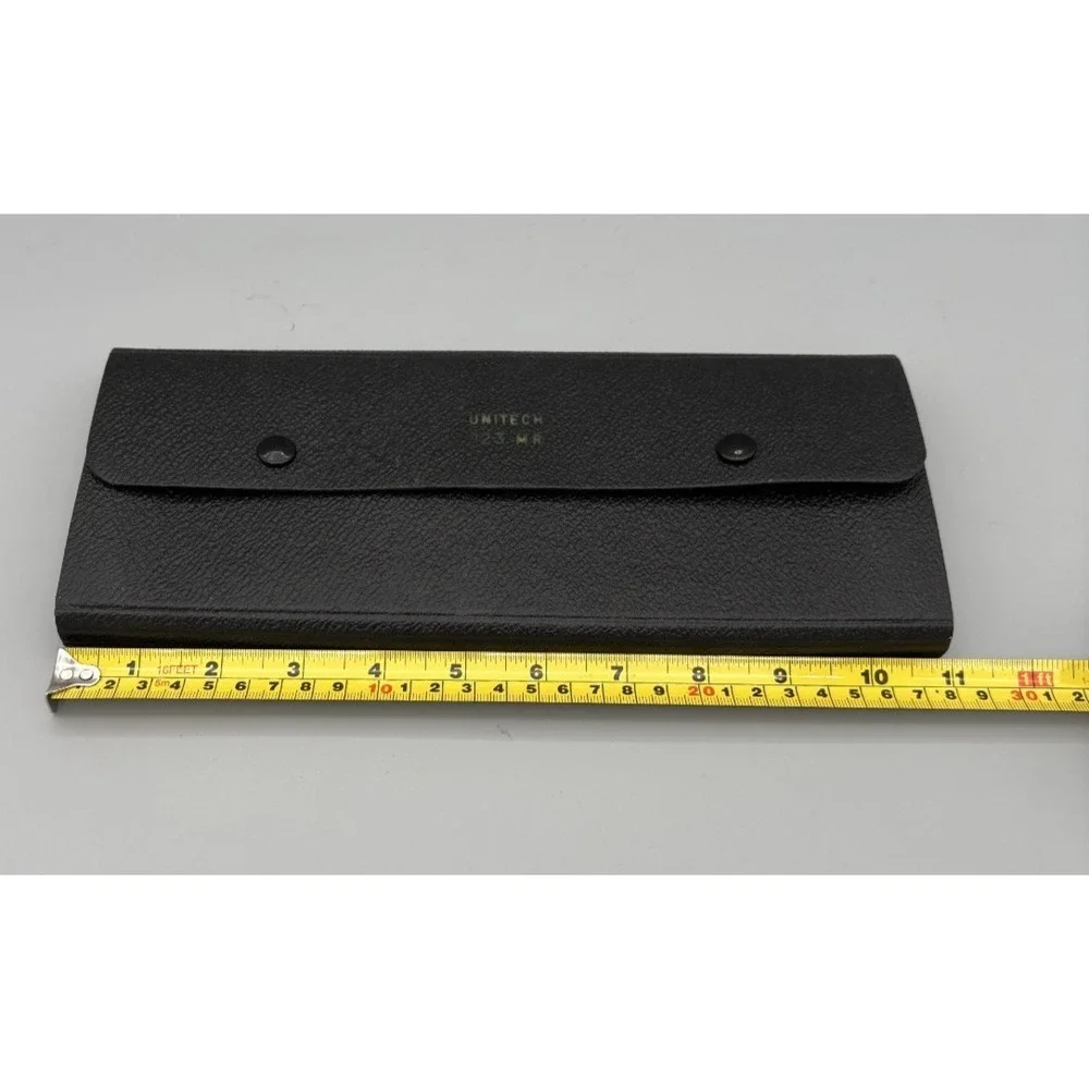 Vintage Unitech 123 MR Drafting Tool Set In Black Case Made in‎ Germany